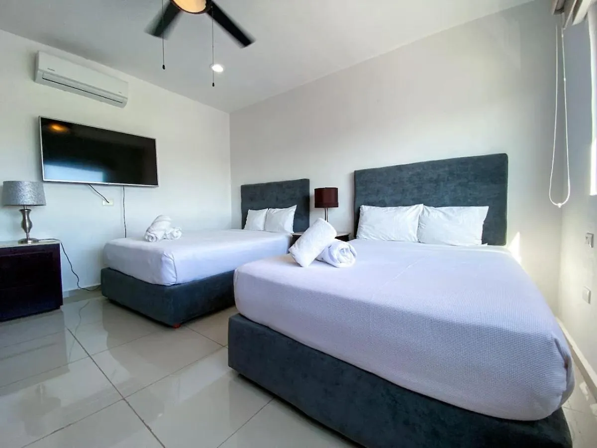 Downtown 6Br Ph With 2 Private Jacuzzi For Large Groups Apartment Playa del Carmen